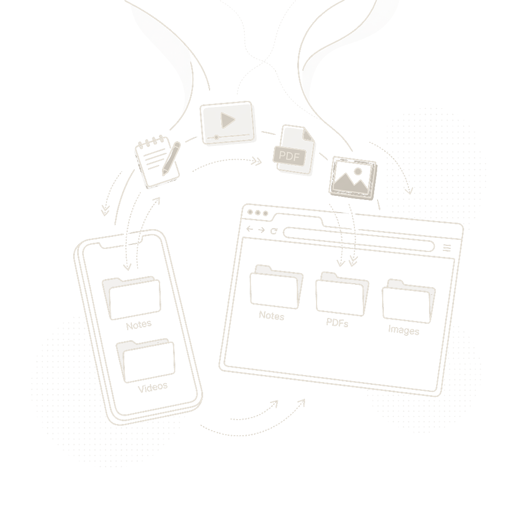 Pickmix capture interface in dark mode