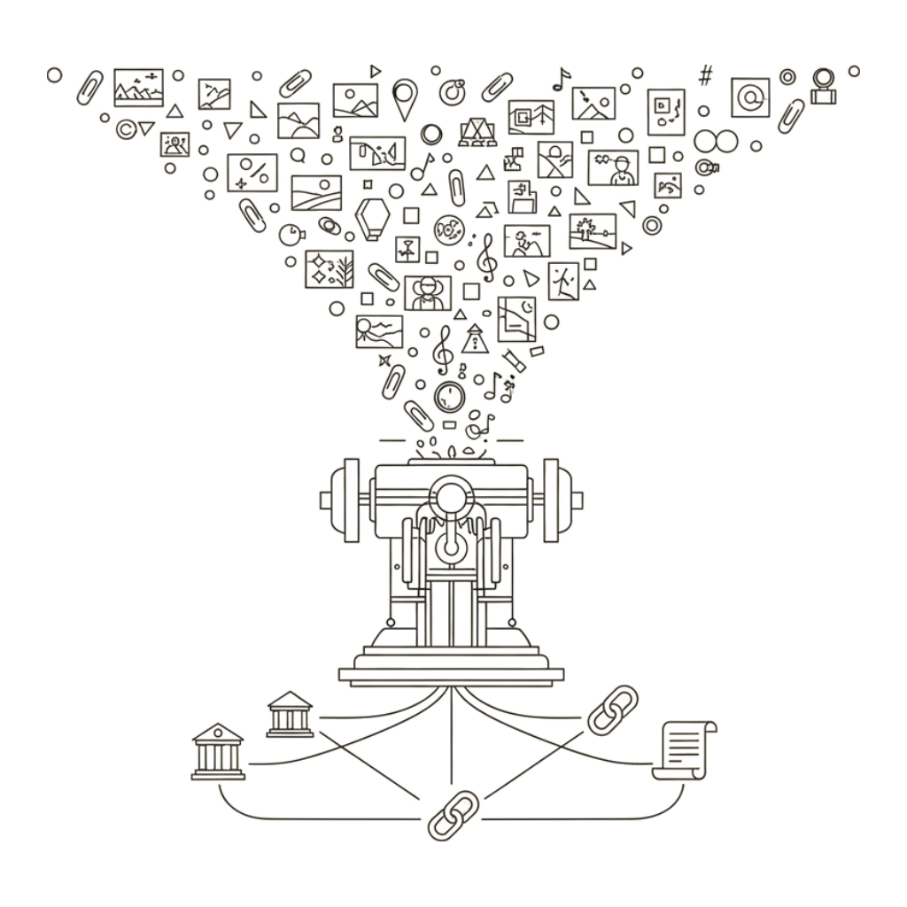 AI turning raw content into structured knowledge blocks